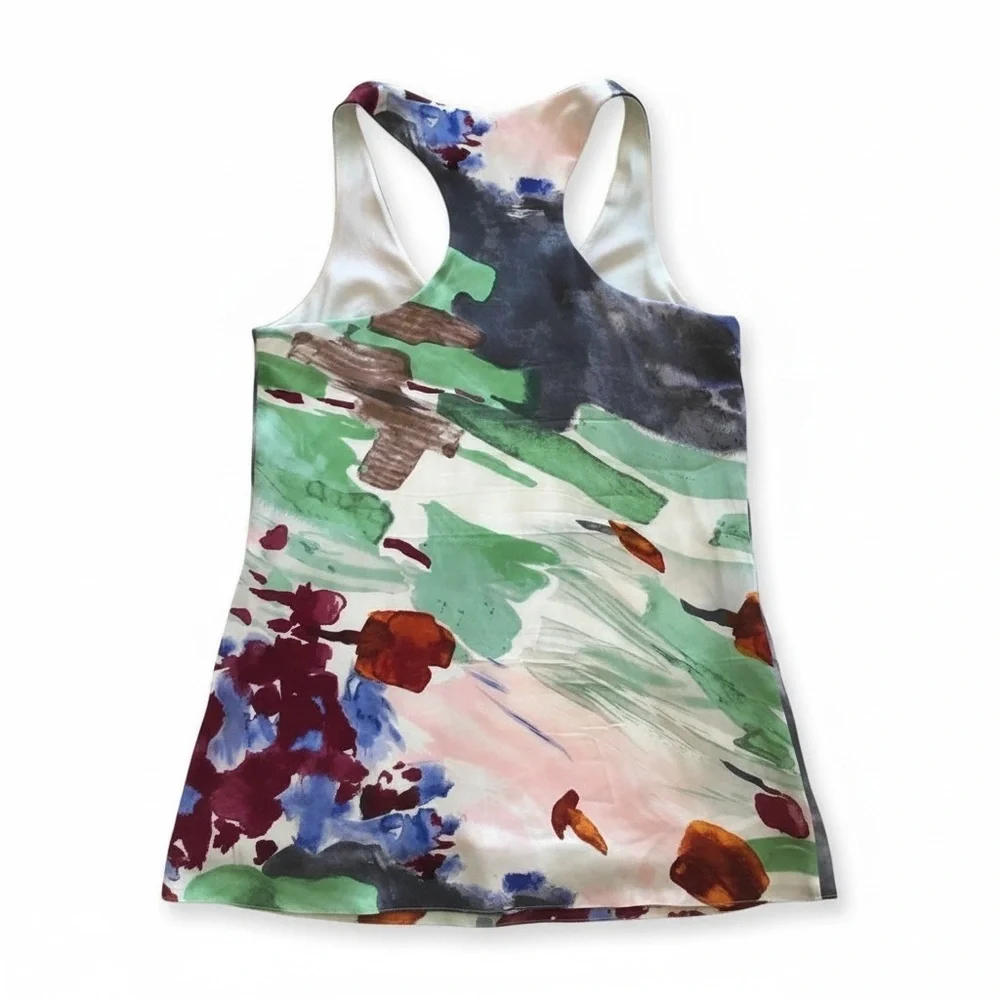 ๐จ Matty M Abstract Watercolor Racerback Tank - Picture 3 of 4